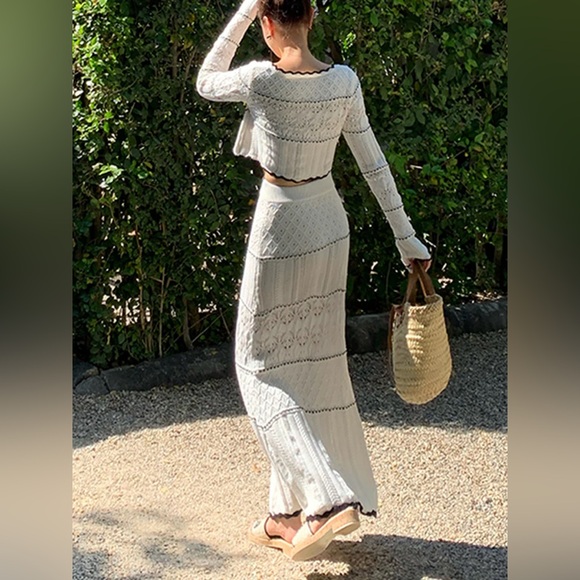 Commense Contrast Binding Knit Cardigan - Picture 6 of 14